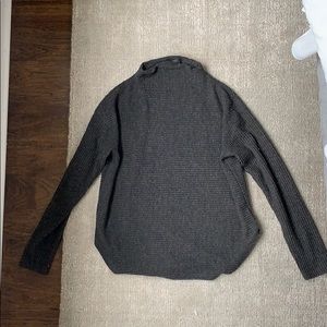 Gentle Fawn Mock Neck Gray Sweater